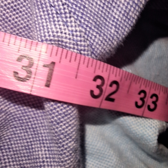 Foundry Heathered Blue and Light Blue Polo Shirts In A Size 4XL. Casual, Summer - Picture 9 of 11